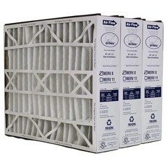 Air Bear 20X25X5 Inch MERV 8 Air Purifier Filter (3 Pack)