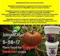 1KG WeightMax 5-58-17 Fertilizer for Bigger Heavier Crops