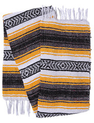 Lot of 5 Mexican Falsa Blankets, Random Color Assortment by El Paso Designs