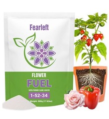500g Fearleft 1-52-34Flower Fuel Premium Blend Bloom Booster Fertilizer