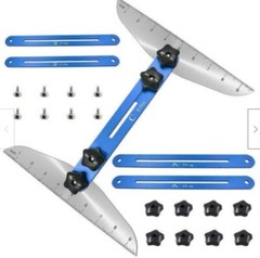 Stair Tread Template Tool 11″-60″ Adjustable Length Stair Measuring Tread Jig