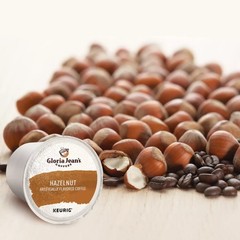 Gloria Jean’s Hazelnut K-Cups, Medium Roast Coffee, 144 Count