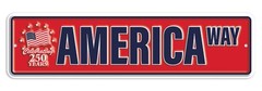 Hangtime America Way 250 Years 4×18 inch Mini Street Sign