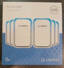 Clarifion 6-Pack GL-139 Filterless Air Ionizers Negative Ion Filtration For Home