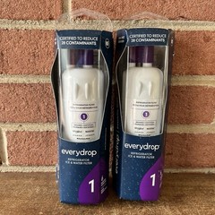Lot of 2 NEW EveryDrop Filter 1 Refrigerator Ice and Water Filter Replacement