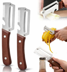 2Pcs Vegetable Peeler 3 in 1 Multi-Functional for Kitchen Stainless Steel Peeler