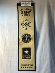 United States Army US Army Winning Streak Wool Blend Decor Pennant Banner 2