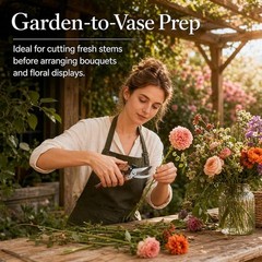 Pruning Shears Garden Trimming Clean Cuts Hand Pruners Roses Herbs Branches New