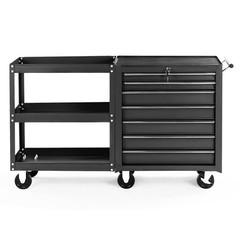 Rolling Tool Chest Tool Box with 7 Drawers & Wheels & Drawer Liners for Garage