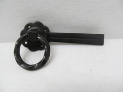 Twisted Gate Ring Latch Decorative Vintage Style Opens from Both Sides