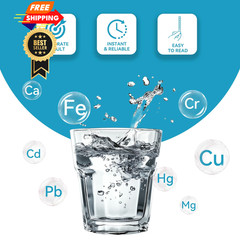 Heavy Metals Water Test Strips (8 Tests) – 100ct Home Testing Kit for…