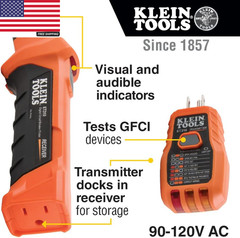 ET310KIT AC Circuit Breaker Finder Kit, Electric Tester, GFCI Tester, Leads, Ada