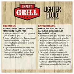 Expert Grill Charcoal Lighter Fluid, Odorless Lighter Fuel- 32 Oz Free&Fast