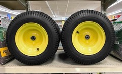 (Set of 2) 16×6.50-8 Tires & Wheels For John Deere Lawn Mower Riding Mower