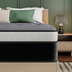 12/14 Inch Gel Memory Foam Hybrid Spring Mattress Twin Full Queen King In a Box