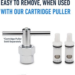 1PCS 2 Pack Moen 1224 Faucet Cartridge Replacement for Two Handle Faucet