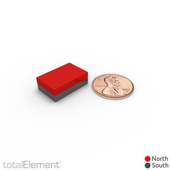 3/4 x 1/2 x 1/4 Inch Neodymium Rare Earth Block Magnets N52 (8 Pack)