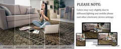 2×6 Machine Washable Runner Rug, Kitchen Hallway Area Rug Brown Black Vintage