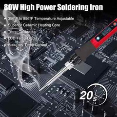 New Electric Soldering Iron Welding Gun Tool Kit Solder Wire Desoldering Pump US