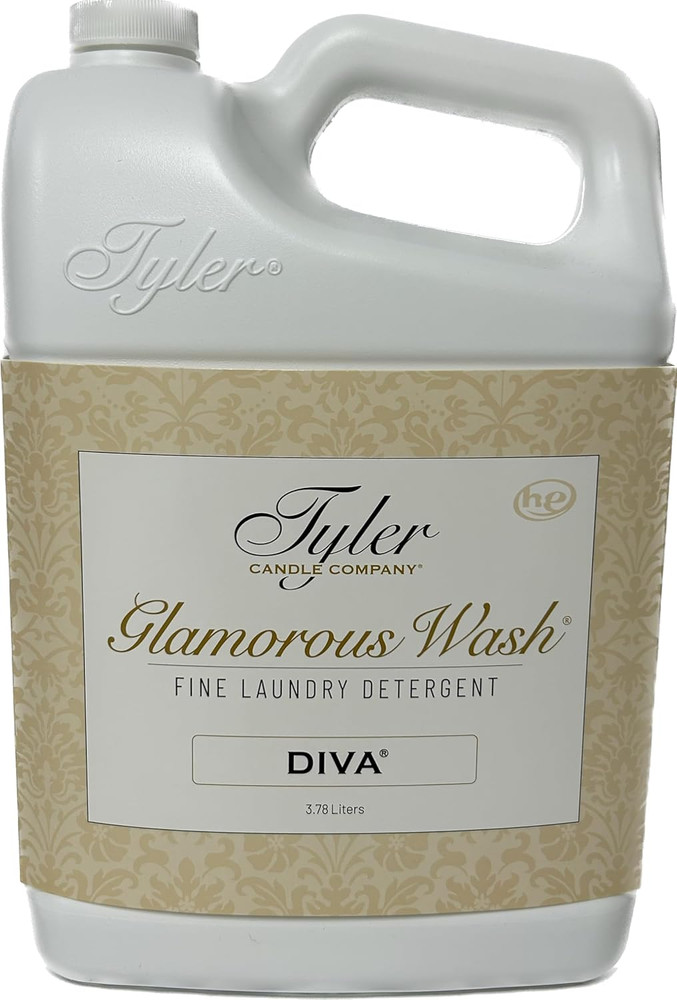 Tyler Glam Wash Laundry Detergent Diva Scent, 1 Gallon (128 Fl Oz) High-End Wash
