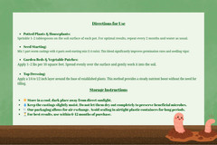 WORM CASTINGS ORGANIC SOIL AMENDMENT AND FERTILIZER (Odour free, natural, fresh)