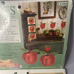 VNTG Wallies Lot of 4 Sets FRUITS Wallpaper Cutouts for Any Room Crafts New