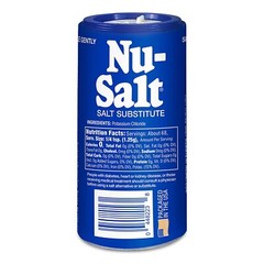 Nu-Salt Salt Substitute (Sodum Free), 3 Oz. – Pack of 3