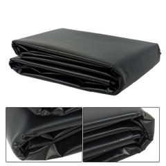 20 Mil HDPE Fish Pond Liner Pond Liners Waterproof Fish Liner Black Easy Cutting