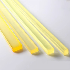 Solid Polyurethane PU Square Bar/Rod Wear Resistant Urethane Rubber Stock