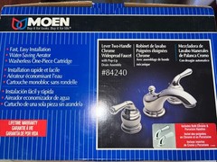 Moen # 84240 Both Chrome And Porcelain Handle New In Box