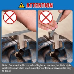 6Pcs Metal Needle File Set Small Hardened Carbon Steel File Mini Hand Metal Tool