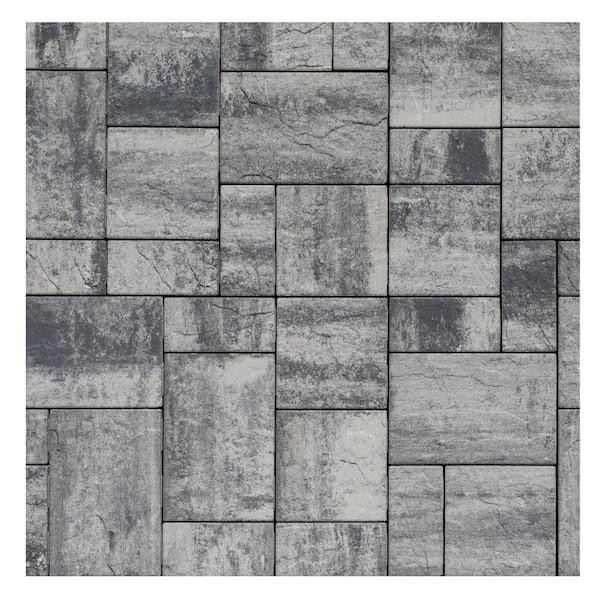 interlock Tahoe 9.875x 4.875 x 2.375in. Rectangle Cascade Facemix Concrete Paver