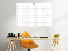 Large Wall Calendar Start On Any Month, 36″ x 24″ or 24″ x 16″