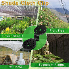 100 Pack Shade Cloth Clips, Sun Shade Net Clip, Fabric Clips, round Plastic Heav