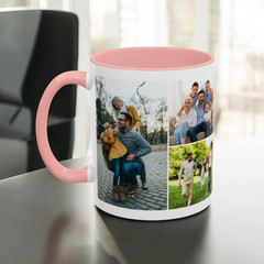 Personalized Custom Photo Collage Ceramic Coffee Mug Both Side Printed 15oz 11oz