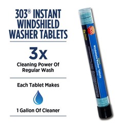 303 (230395) Products Automotive Instant Windshield Washer – 3x Cleaning Powe