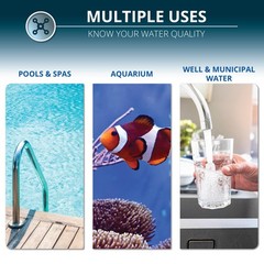WeAQUA Water Hardness Test Kit – DoubleCheck 50 Strips – Hard