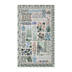 Floral Boho Beige Washable 3×5 Bathroom Entrance Rugs Indoor, Non Slip Flower…