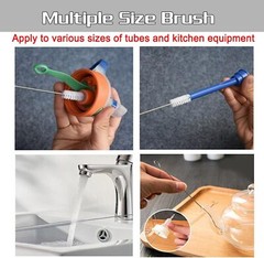 Bottle Cleaner Brushes Set Pipe Bong Cleaner Glass Tube Cleaning Brush Household