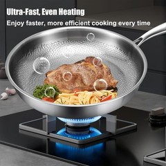 Titanium Hammered Pan Pro, 2025 New Multifunctional Ultra-Durable 11.02IN