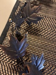 Metal Leaf Wreath 15″ Unbranded For Wall Or Door