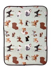 Charming Dogs Christmas Dish Drying 1 Mat 15” x 20” w/None Slip Backing – NWOT