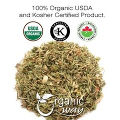 Organic Way St. John’s Wort Cut & Sifted – Organic, Kosher & USDA Certified