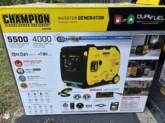 Champion 5500W Wireless Start Dual Fuel Inverter Generator with CO Shield 201408