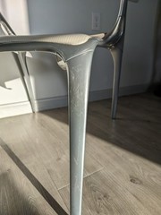 Ross Lovegrove for Bernhardt “Go” Chair – Magnesium – Silver/Tan