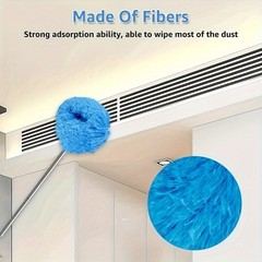 Extendable Ceiling Fan Duster – Detachable Washable Microfiber Brush (Household