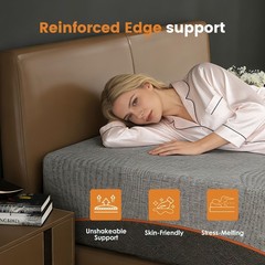 14″ Full/Queen/King Size Memory Foam Mattress Medium Soft CertiPUR-US Certified