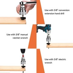 10–19mm Universal Socket Tool Adjustable Multifunction Wrench Adapter Kit