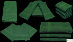 2 Piece – Hotel & Spa Pool Beach Towels 100% Ring Spun Cotton Kashmir Green