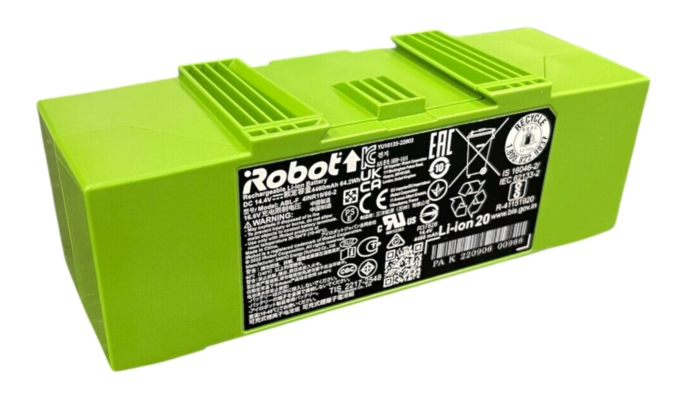 Original iRobot Roomba J7 J7+ J8 J8+ J9 J9+ Li-ion Battery 14.4V, 4460mAh ABL-F